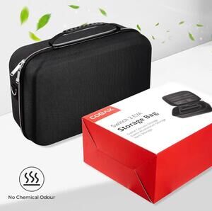 NIB Switch 2 EVA Carry Case Travel Storage Bag 18 Game Card Black